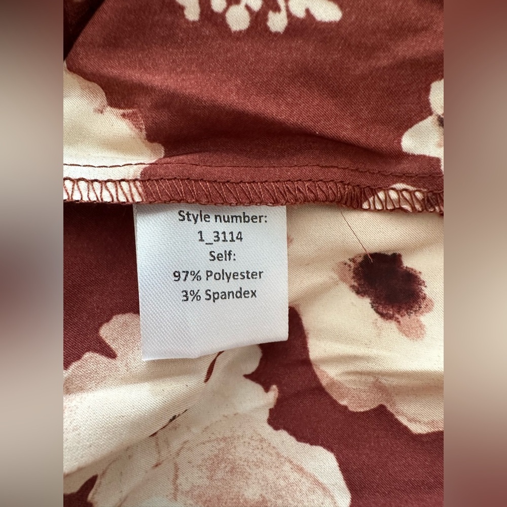 NWT Joyfolie Mia Joy Poma Duster Rust Floral Girls Size 12 - Picture 7 of 8